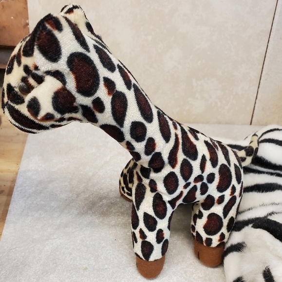 🐯🦒 NWT White Tiger & Giraffe Stuffed animal set - Picture 15 of 16
